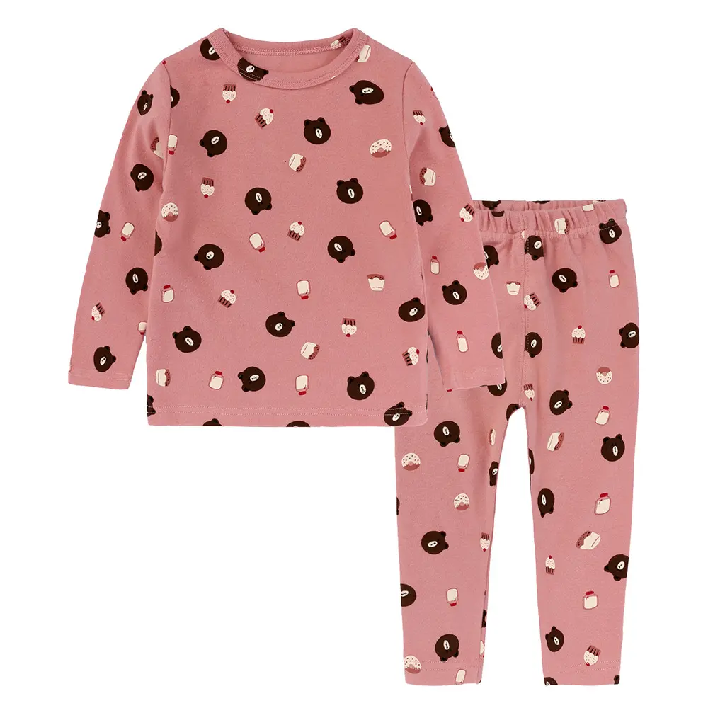 Baby Pajama 2 pieces Cotton Sleepwear Kids Boys Girls Carton Pajamas