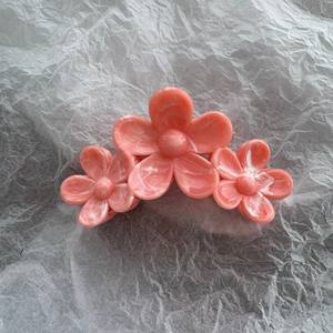 Vente en gros : Nouveauté – Pinces à cheveux florales tendance, accessoires de coiffure élégants pour femmes, pinces à cheveux en acrylique - Product Image 6