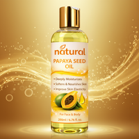Minyak Biji Pepaya Cold Pressed, Minyak Pepaya Alami, Bahan Kosmetik Pengencang & Pembesar Payudara untuk Perawatan Kulit & Rambut OEM