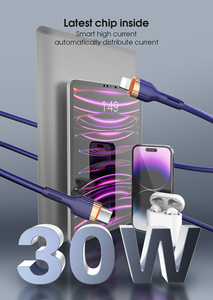 LDNIO lc641i 1m Loại-C để L hỗ trợ PD 30W sạc nhanh sạc cáp dữ liệu - Product Image 6