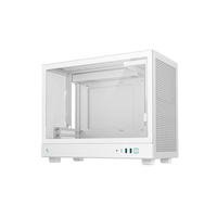 Nouveau stock Deepcool CH160Plus NOIR&BLANC Boîtier de jeu compatible avec carte mère Mini-ATX Boîtier de PC de jeu Châssis de PC