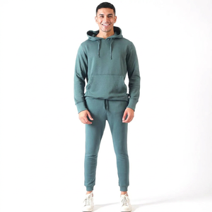 Conjunto Deportivo para Hombre, Fabricación Directa de Fábrica, Ropa Deportiva Urbana, 100% Algodón, Logotipo Personalizado, para Correr, Trotar al Aire Libre, Ligero - Product Image 1