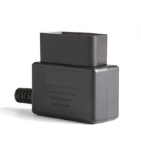 Conector OBD2 Macho de 16 Pines en Ángulo Recto para Cable de Diagnóstico de Vehículos, Programación de ECU