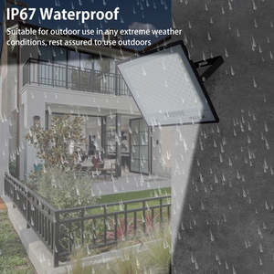 高い明るさ15W IP67 ABSソーラーランプ屋外防水LEDフラッドライトガーデンストリート用 - Product Image 2