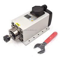 Moteur de broche CNC à refroidissement par air HQD 3,5 kW ER20 avec kit VFD, broche refroidie par air 3,5 kW pour machine CNC de découpe du bois et du MDF