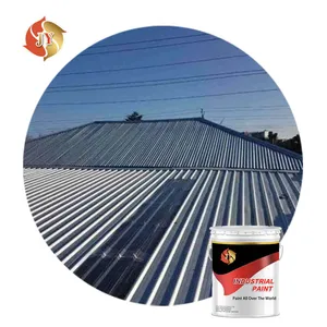 Großhandel Dachfarbe wasserdichte Beschichtung Acryl-Polyurethan-Deckschicht Metall kühle Dachbeschichtung isolierende Dachbeschichtung