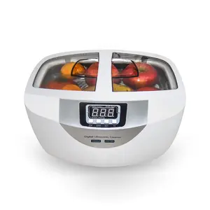 skymen ultra-sônica Suppliers-Skymen limpador ultrassônico automático, limpador de frutas e legumes 2.5l