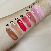 Gloss à lèvres vegan non collant à la vitamine E, haute brillance, best-seller, pour logo personnalisé