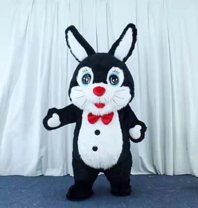 Mascotte de <span class=keywords><strong>lapin</strong></span> gonflable de Pâques Ensemble de <span class=keywords><strong>lapin</strong></span> de fête d'événement pour adultes Costume de luxe - Product Image 4
