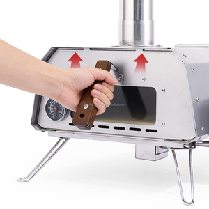 Mini <span class=keywords><strong>Horno</strong></span> <span class=keywords><strong>de</strong></span> Pizza Portátil <span class=keywords><strong>de</strong></span> <span class=keywords><strong>Leña</strong></span> para el Hogar, <span class=keywords><strong>de</strong></span> Acero Inoxidable, <span class=keywords><strong>con</strong></span> Soporte Plegable, Personalizable, Ecológico y Duradero, para Patio - Product Image 4
