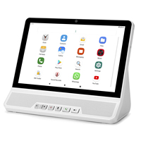 LS890 kartu SIM 4G LTE Android 11, ponsel tanpa kabel tetap layar sentuh 10 inci Lar panggilan Video Desktop 2G 3G