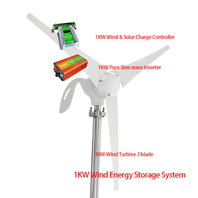 1000W Horizontal Wind Generator Wind Turbines