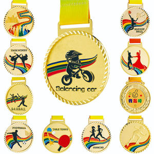 Medallas de Oro Esmaltadas Personalizadas OEM, Medallas de Carrera Personalizadas para Eventos Promocionales y Recuerdos Conmemorativos - Product Image 5