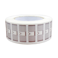 Etiqueta de Seguridad RFID para Control de Inventario, Etiqueta Adhesiva Impermeable UHF RFID Pasiva de 860-960MHz, Tarjetas de Control de Acceso