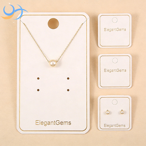 Cartoncini Espositori Personalizzati con Logo per Gioielli, Cartoncini Forati per Collane e Orecchini, Etichette e Cartoncini per Confezioni di Gioielli - Product Image 2