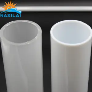 纳西来广州制造pmma塑料乳白色亚克力发光二极管光漫射管/管