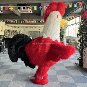 Costume gonflable animalier : Mascotte de coq gonflable et mobile, costume de dessin animé amusant - Product Image 3
