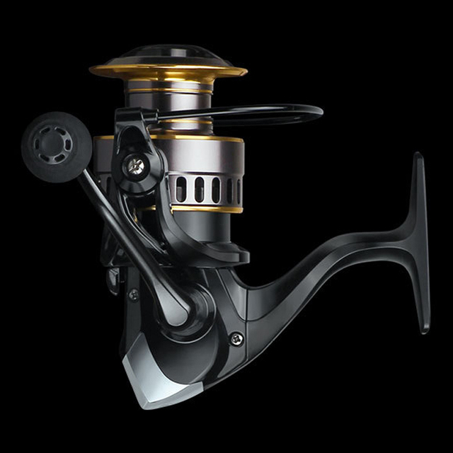 Metal Saltwater Fishing Reel 5000 Fishing Tackle for Carp Double Loading Fishing Reels
