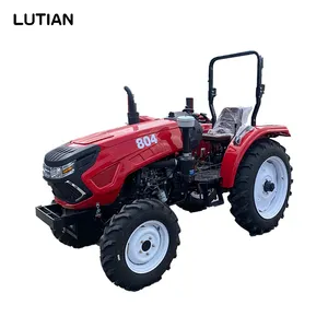 LUTIAN 4X4 4WD 80hp 90hp 100hp Chinese Farm Tractor Farming Tractor With Tractor Implement