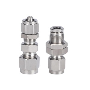 Baocn Stainless Steel <b>Quick</b> Coupler PZ PM PMK 4 6 8 10 12 14 Threaded Pneumatic <b>Connector</b> Locknut Type - Product Image 5