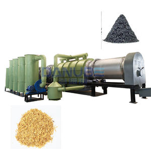 Línea de Producción de Carbón Vegetal Continuo a partir de Biomasa de Paja de Arroz, Cáscara de Palma y Cáscara de Coco, Modelo 2026 - Product Image 1