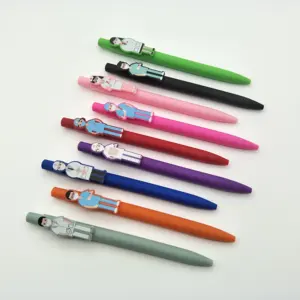 Vente en gros, nouveauté stylo cadeau médical, promotion infirmière médecin 3D Clip stylo à bille en plastique avec logo