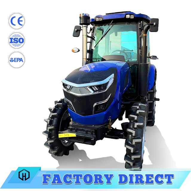 Compact Garden Tractor Front Loader - 50HP Wheel 4WD for Durable & Energy-saving Operations