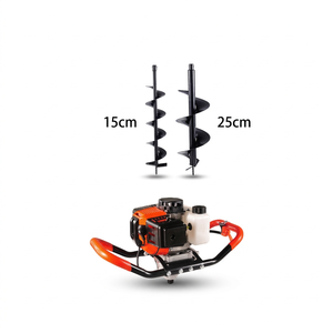 מקדחת אדמה בנזין UYARD 52cc דו-פעימתית 15cm/25cm לשתילת גינה וקידוח גדרות - Product Image 1