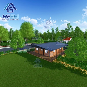 ตู้คอนเทนเนอร์แผง40Ft 20Ft สำเร็จรูปเพื่อความปลอดภัยตู้คอนเทนเนอร์แบบขยายได้สำหรับห้องครัว - Product Image 2