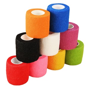 Ayak bileği parmak koruma bandaj hayvan Wrap için 2 inç dokunmamış % yapışkan bandaj elastik futbol bandaj - Product Image 1