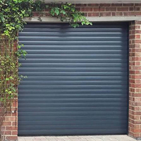 Porte à enroulement en aluminium, isolation thermique, design moderne, taille personnalisée, pour commerce, garage