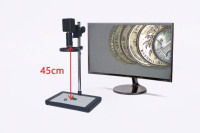 Objectif zoom 10:1 0,084x-0,84x 150-450mm WD pour correction de la vision en laboratoire FA, mise au point iris réglable MSS-L-NMI-10X