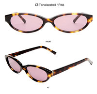 SUNEYES OEM&ODM Y2K Lunettes de soleil classiques de haute qualité, légères, ovales, petites montures, unisexes