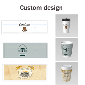 Vaso de Papel Desechable Biodegradable de Doble Pared para Café Caliente con Logotipo de Marca Personalizado, Vaso para Llevar con Tapa - Product Image 5