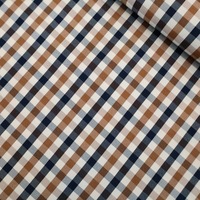 Tissu en sergé de polyester à carreaux 110 GSM, tissu à carreaux tissé pour veste, doublure de trench-coat