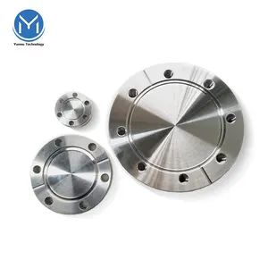 Ultra High Vacuum Flange CF Conflat Blank Blind Plate Rotating Or Nonrotatable Conflate Blank Blind Flange Vacuum Flange