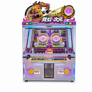 เครื่องเล่นเกมหยอดเหรียญแบบผลักเหรียญสำหรับสองผู้เล่น พร้อมระบบแลกของรางวัล เหมาะสำหรับศูนย์การค้าและสถานบันเทิง - Product Image 4