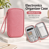 Sac Organisateur Électronique Multifonctionnel avec Étui de Rangement Épaissi pour Câbles, Écouteurs, Chargeurs, Batteries Externes et Câbles de Données USB