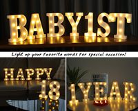 Fabricant de lettres et chiffres de chapiteau lumineux Alphabet géant à DEL avec ampoules pour mariage ou fête