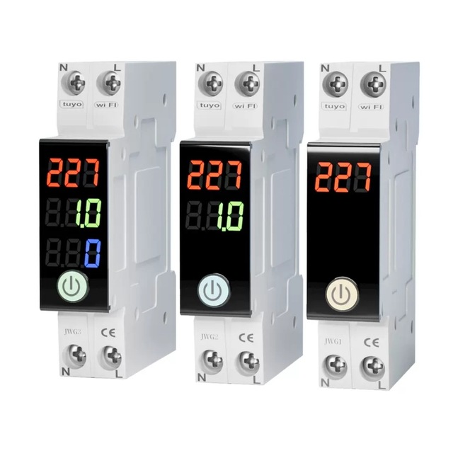 Smart WiFi Over-Under Voltage and Current Protector with Metering