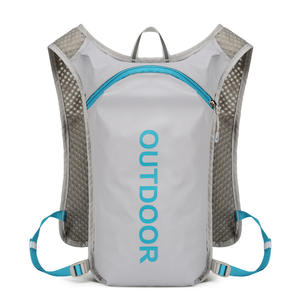 Gilet d'hydratation multifonctionnel en nylon pour la course à pied Veste Running Sans <span class=keywords><strong>Manche</strong></span> Safety Reflective Sports Water Backpack Bag for Cycling - Product Image 5