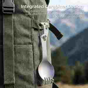 Cuchara y Tenedor para Senderismo Baiyuheng en Venta, Cuchara-Tenedor <span class=keywords><strong>de</strong></span> <span class=keywords><strong>Cocina</strong></span>, Herramienta <span class=keywords><strong>de</strong></span> Supervivencia - Product Image 3