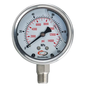เกจวัดความดันบรรจุของเหลว100mpa น้ำมัน14000 PSI สินค้าใหม่เปิดตัว - Product Image 1