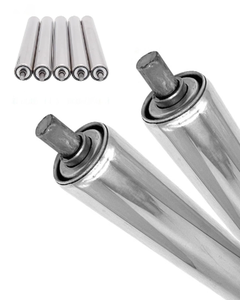 High Quality Unpowered Metal Roller Conveyor New Galvanized Stainless Steel Wholesale Gravity Roller Bearing - Product Image 1