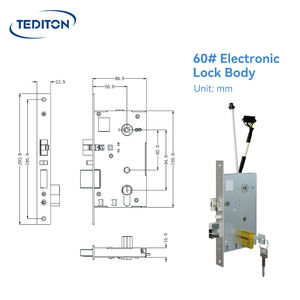 נייד מלון מנעול דלת rfid כרטיס 304 SUS אינטליגנטי דיגיטלי מלון מנעול דלת - Product Image 5