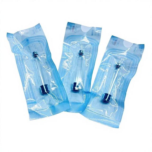 Portable 3mL Disposable Sterile Borosilicate Glass Vial Individually Boxed Includes Aluminum Cap and Rubber Stopper