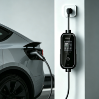 Chargeur portable Putainen de type 2, niveau 2, pour véhicule électrique, prise AC 3,5 kW 16 A 380 V, pour remplacement/réparation de chargeur de voiture à domicile