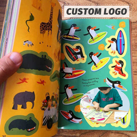 Livre d'autocollants décoratifs DIY pour enfants, personnalisé, pour l'éducation préscolaire, pour les enfants actifs et silencieux