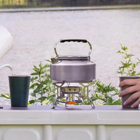 Réchaud de camping à gaz portable coupe-vent pour pique-nique, randonnée et activités de plein air