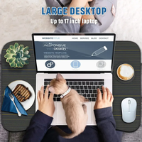 Logo personnalisé coloré respectueux de l'environnement bureau d'ordinateur portable Table d'ordinateur pliable Table d'ordinateur pliable pour le lit